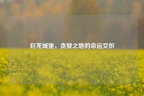 巨龙城堡，贪婪之地的命运交织