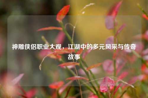 神雕侠侣职业大观，江湖中的多元风采与传奇故事