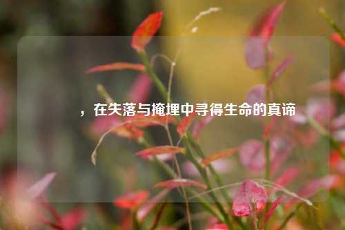 夨坕，在失落与掩埋中寻得生命的真谛