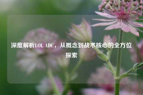 深度解析LOL ADC，从概念到战术核心的全方位探索