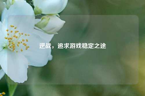 逆战，追求游戏稳定之途